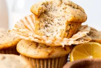Pillowy Lemon Poppy Seed Muffins Vegan Gluten Free