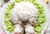 Fluffy Vegan Cottontail Cake