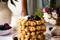 Quick And Easy 5-Ingredient Gluten-Free Vegan Waffles