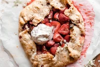 Wholesome Vegan Gluten-Free Strawberry Galette