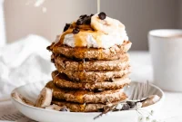 Decadent Plant-Based Chocolate Chip Pancakes