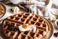 Effortless Gluten Free Vegan Pumpkin Waffles