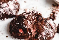 Indulgent Vegan Chocolate Peppermint Cookies