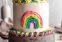 Vibrant Rainbow Swirl Cake Recipe