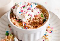 Effortless Funfetti Mug Cake Vegan Gluten Free Oil Free