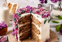 Foolproof Vanilla Vegan Gluten Free Cake with Oat Flour