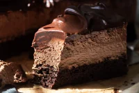 Kuruyemişsiz Tofusuz Süper Pratik Vegan Çikolatalı Mus Pastası