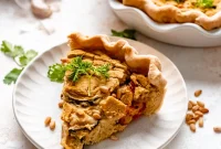 Effortless Tofu-Free Chickpea Quiche