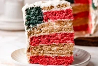 Bake a Vegan American Flag Cake