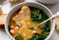 Plant-Powered Creamy Tuscan White Bean Soup
