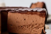 Decadent 6 Ingredient No Bake Vegan Chocolate Cheesecake with Espresso Whipped Cream