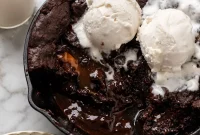 Decadent Vegan Choco-Caramel Skillet