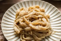 Unbelievably Creamy Nut-Free Vegan Cacio e Pepe