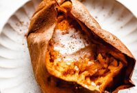 Crispy Skin Creamy Inside Baked Sweet Potatoes