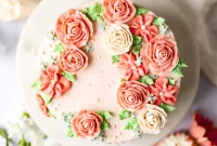 Easy Buttercream Blooms Cake