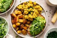 Fluffy Vegan Chickpea Scramble Made Simple