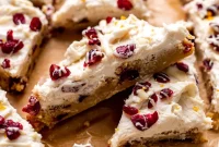 Vegan Cranberry Bliss Bars: Starbucks-Inspired Indulgence