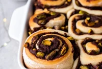 Heavenly Vegan Chocolate Pistachio Swirls