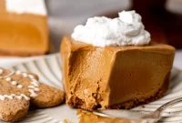 Spiced Vegan No Bake Gingerbread Cheesecake