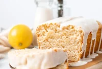 Luscious Vegan Lemon Pound Cake with Vanilla Bean Glaze