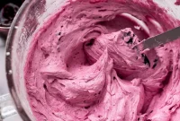 Creamy Dairy-Free Blueberry Frosting with Real Fruit