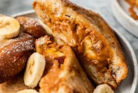Dreamy Vegan Peanut Butter Banana Stuffed French Toast