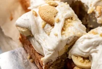 Velvety Vegan Banana Pudding Cake