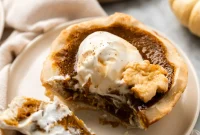 Festive Vegan Eggnog Pumpkin Pie Bites