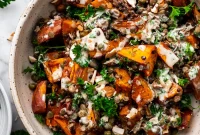 Wholesome Roasted Sweet Potato Lentil Salad