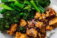 Fast Crispy Teriyaki Tofu Sizzle