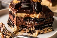 Dreamy Dairy-Free Peanut Butter Oreo Icebox Cake