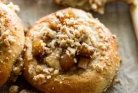 Apple Cheesecake Filled Vegan Brioche