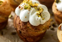 Pistachio Paradise Vegan Cruffins