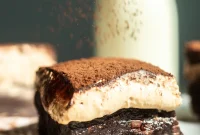 Whispers of Caramel Tiramisu Brownies – Vegan Indulgence