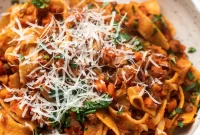 The Easiest 8-Ingredient Plant-Based Bolognese
