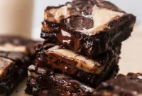 Decadent Vegan Brown Butter Cheesecake Brownies