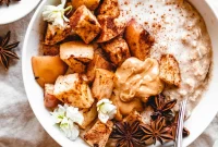 Vegan Apple Pie Protein Overnight Oats