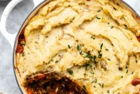 Substantial Vegan Lentil Mushroom Shepherds Pie
