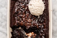 Ina’s Small Batch Vegan Brownie Pudding