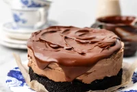 Vegan Chocolate Mousse Cake For Two Tofu And Cashew Free