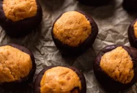 Simple 4-Ingredient Healthy Vegan Buckeyes