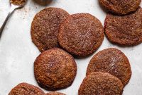 Spiced Chewy Paleo Vegan Ginger Molasses Cookies