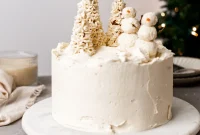 Spiced Vegan Gluten Free Eggnog Cake