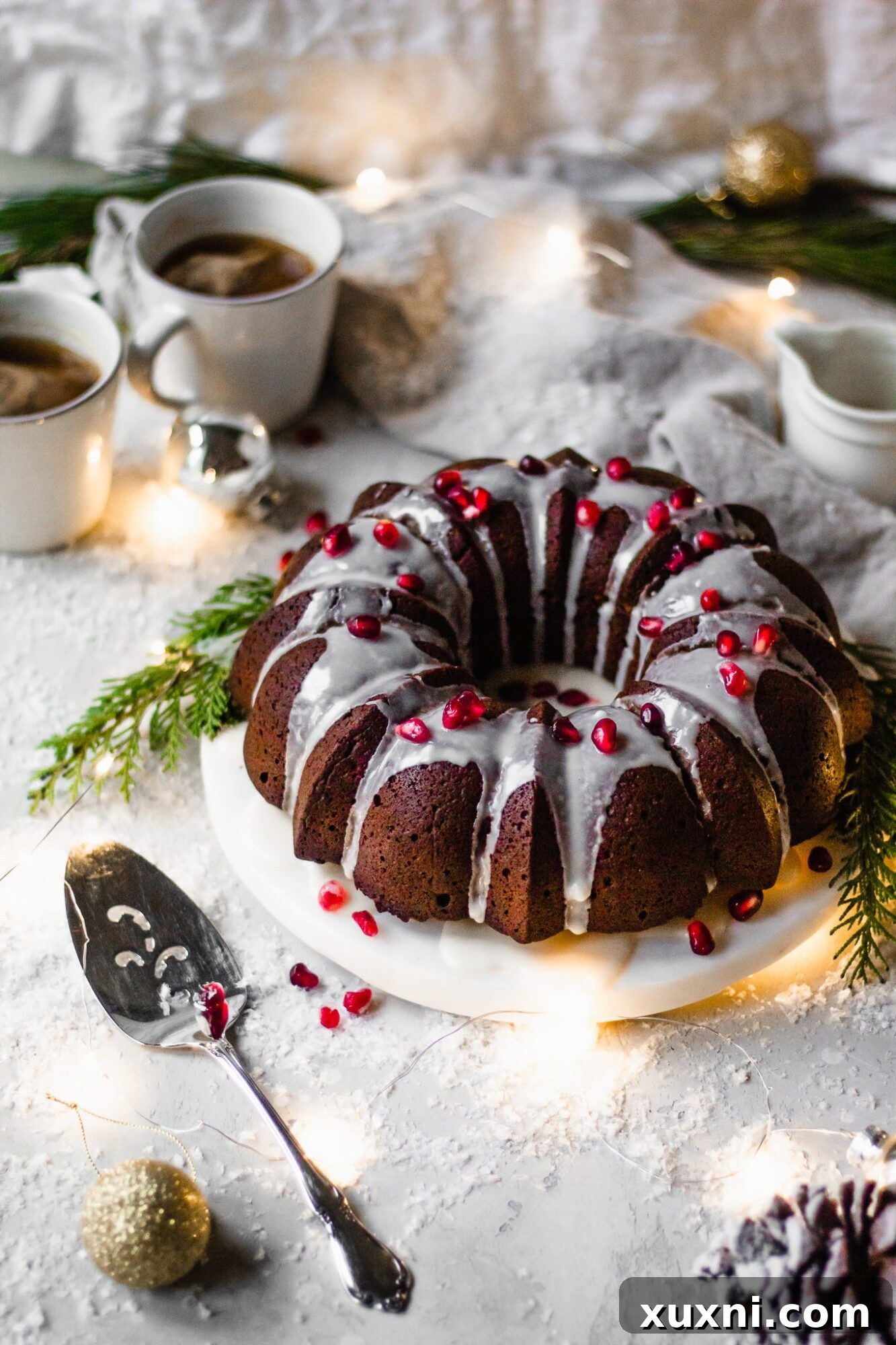 healthy vegan bundt cake