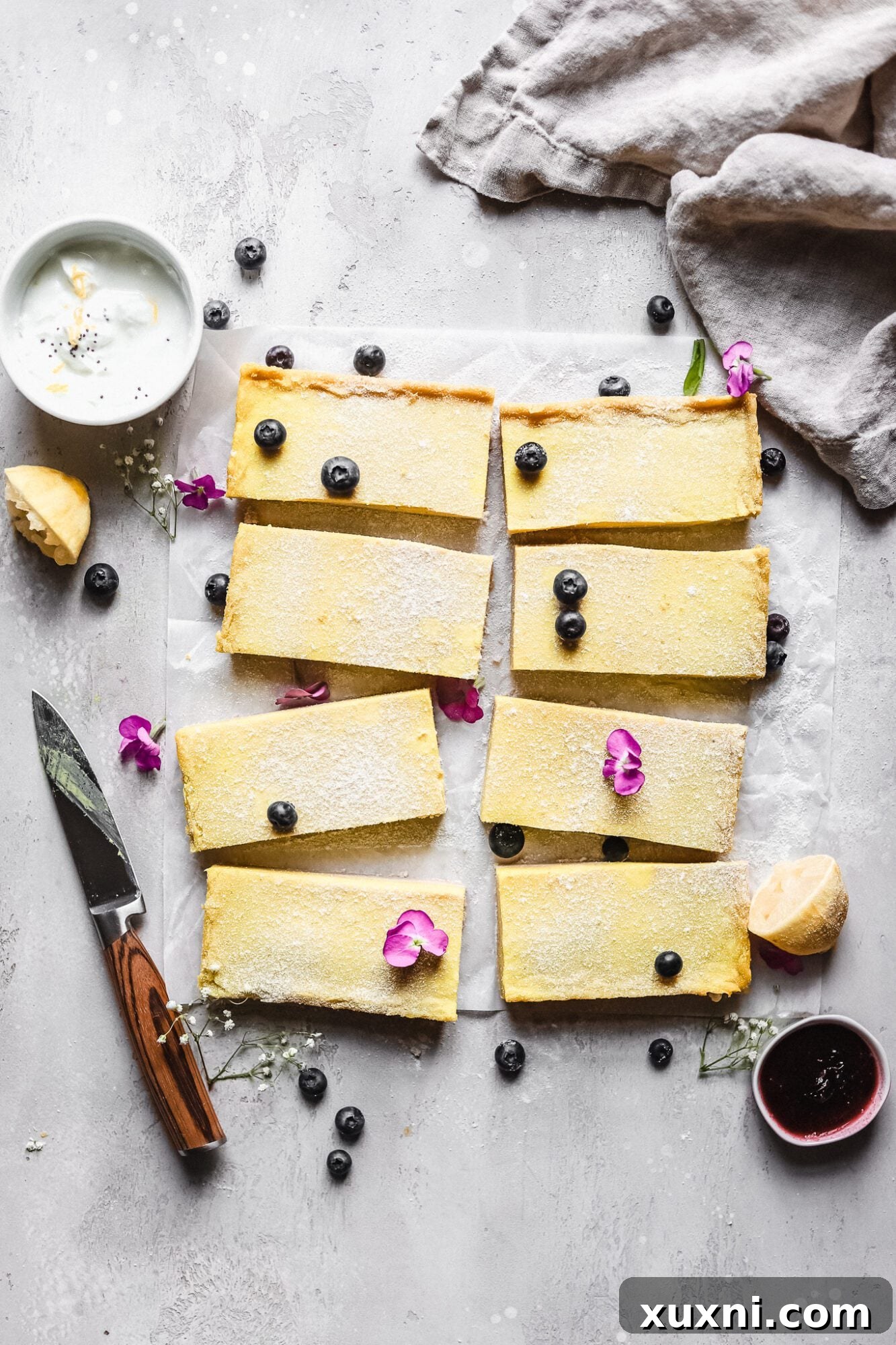 lemon bars without blueberry jam