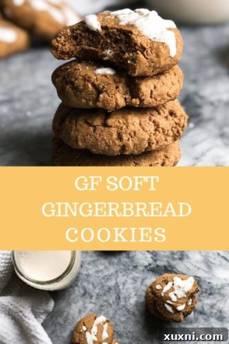 Soft gingerbread cookies that are just the right amount of spicy, sweetened with maple syrup, and completely gluten-free! They're the perfect addition to any cookie exchange or festive holiday party!