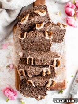 sliced vegan gluten free banana bread