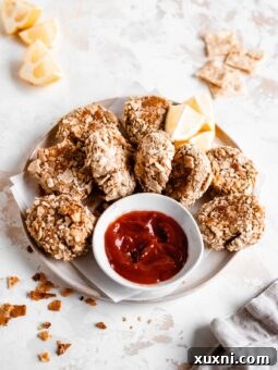A small image of a plate of gluten-free vegan cauliflower nuggets, serving as a thumbnail for the recipe card.
