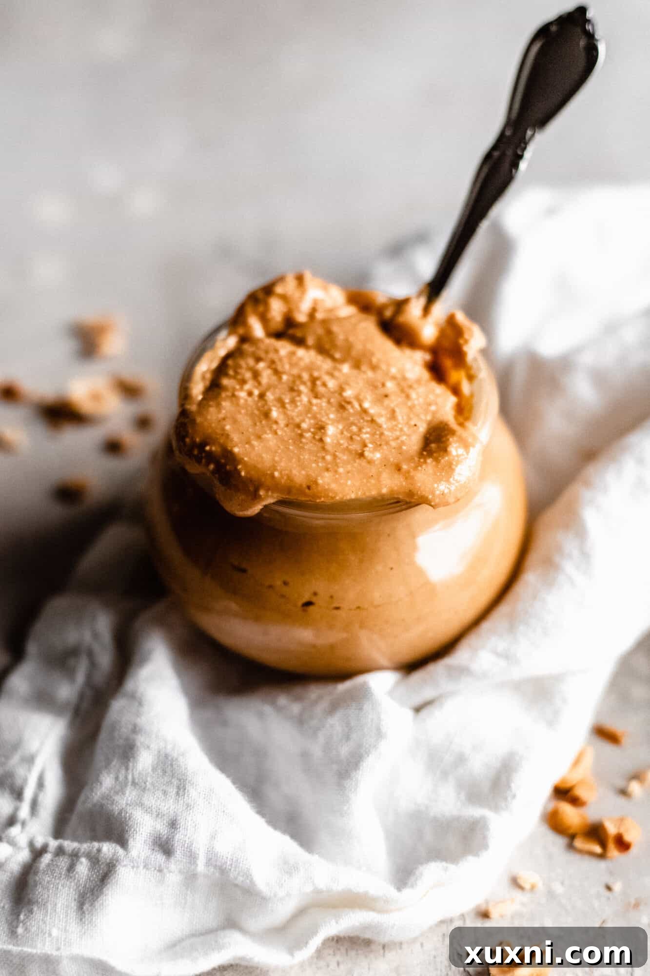 jar of creamy peanut butter