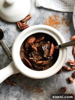 Vegan Protein Gingerbread Baked Oatmeal